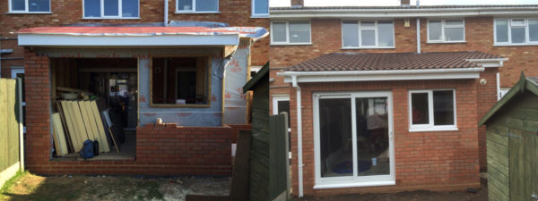 Extensions, building work, construction in Bedfordshire